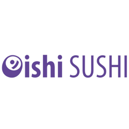 Oishi Sushi logo.